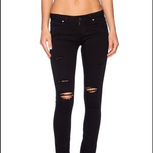 Paige verdugo ultra skinny black shadow size 29